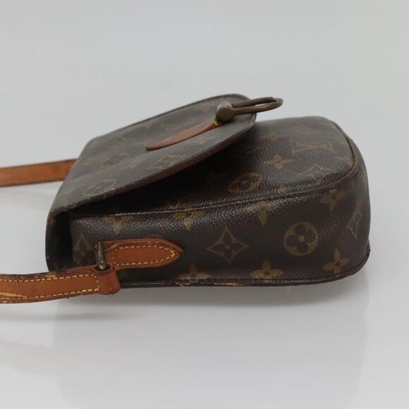 Authentic LOUIS VUITTON Monogram Saint Cloud MM Shoulder Bag M51243 LV - Picture 10 of 16